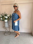 Load image into Gallery viewer, Summer Days Spotty SunDress - Denim Blue - Wardrobe By Simone