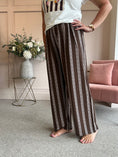Load image into Gallery viewer, Striped Pant - Brown/Cream