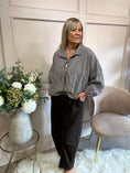 Load image into Gallery viewer, Checked Zip Jacket - Tan/Navy - Wardrobe By Simone