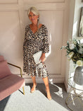 Load image into Gallery viewer, Leopard Mid Dress - Brown/Black - Wardrobe By Simone