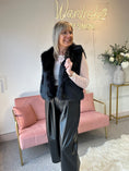 Load image into Gallery viewer, Faux Fur Gilet - Black