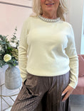 Load image into Gallery viewer, Sparkle & Pearl Jumper - Cream