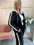 Load image into Gallery viewer, Blazer With Hood - Black