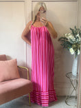 Load image into Gallery viewer, Strappy Maxi Sun Dress- Candy Pink/Reds - Wardrobe By Simone