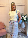 Load image into Gallery viewer, Frill Cap Sleeved Top - Lemon - Wardrobe By Simone
