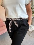 Load image into Gallery viewer, Belted Tie Pant - Black - Wardrobe By Simone