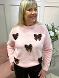 Load image into Gallery viewer, Cute Bow Jumper - Pale Pink