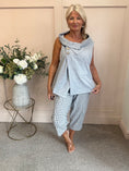 Load image into Gallery viewer, Cowl Neck Waistcoat Style Top - Grey