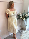 Load image into Gallery viewer, Vibes Of Summer Midi Dress - Soft Beige - Wardrobe By Simone