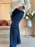 Load image into Gallery viewer, Wide Leg Jeans - Dark Blue