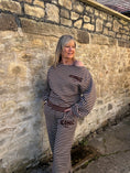 Load image into Gallery viewer, Iconic Stripe Lounge Set - Brown/Cream