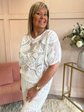Load image into Gallery viewer, Woven Lace Detail Top & Pant Set - White - Wardrobe By Simone