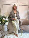 Load image into Gallery viewer, Checked Zip Jacket - Brown/Tan - Wardrobe By Simone