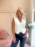 Load image into Gallery viewer, Knit Waistcoat - Cream