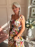 Load image into Gallery viewer, Floral Tribal Sun Dress - Mix/White - Wardrobe By Simone