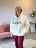Load image into Gallery viewer, Amour Zip Up Fleece jumper - Cream