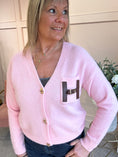 Load image into Gallery viewer, H Cardigan - Pink - Wardrobe By Simone