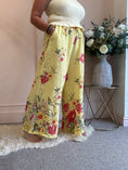 Load image into Gallery viewer, Sunshine Flowers Palazzo Pant - Yellow