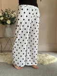 Load image into Gallery viewer, Polka Dot Trouser - Beige/Brown One size - Wardrobe By Simone