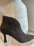 Load image into Gallery viewer, Kitten Heel Boot - Dark Brown