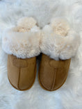 Load image into Gallery viewer, Fluff Edge Slipper/Mule - Camel