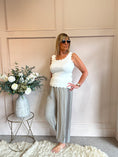 Load image into Gallery viewer, Scalloped Edged Vest Top - White - Wardrobe By Simone