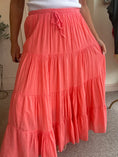 Load image into Gallery viewer, Gypsy Maxi Skirt - Coral - Wardrobe By Simone