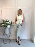 Load image into Gallery viewer, Cross Over Tank Top - Cream