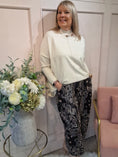Load image into Gallery viewer, Bead Detail Jumper - Light Oatmeal