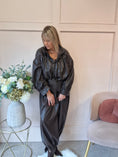 Load image into Gallery viewer, Quirky Faux Leather Jacket - Chocolate