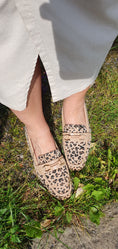 Load image into Gallery viewer, Leopard Print Loafer - Cream/Brown - Wardrobe By Simone