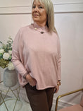 Load image into Gallery viewer, Bead Detail Jumper - Dusky Pink