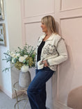 Load image into Gallery viewer, Fringe Detailing Cardi/Jacket - Cream