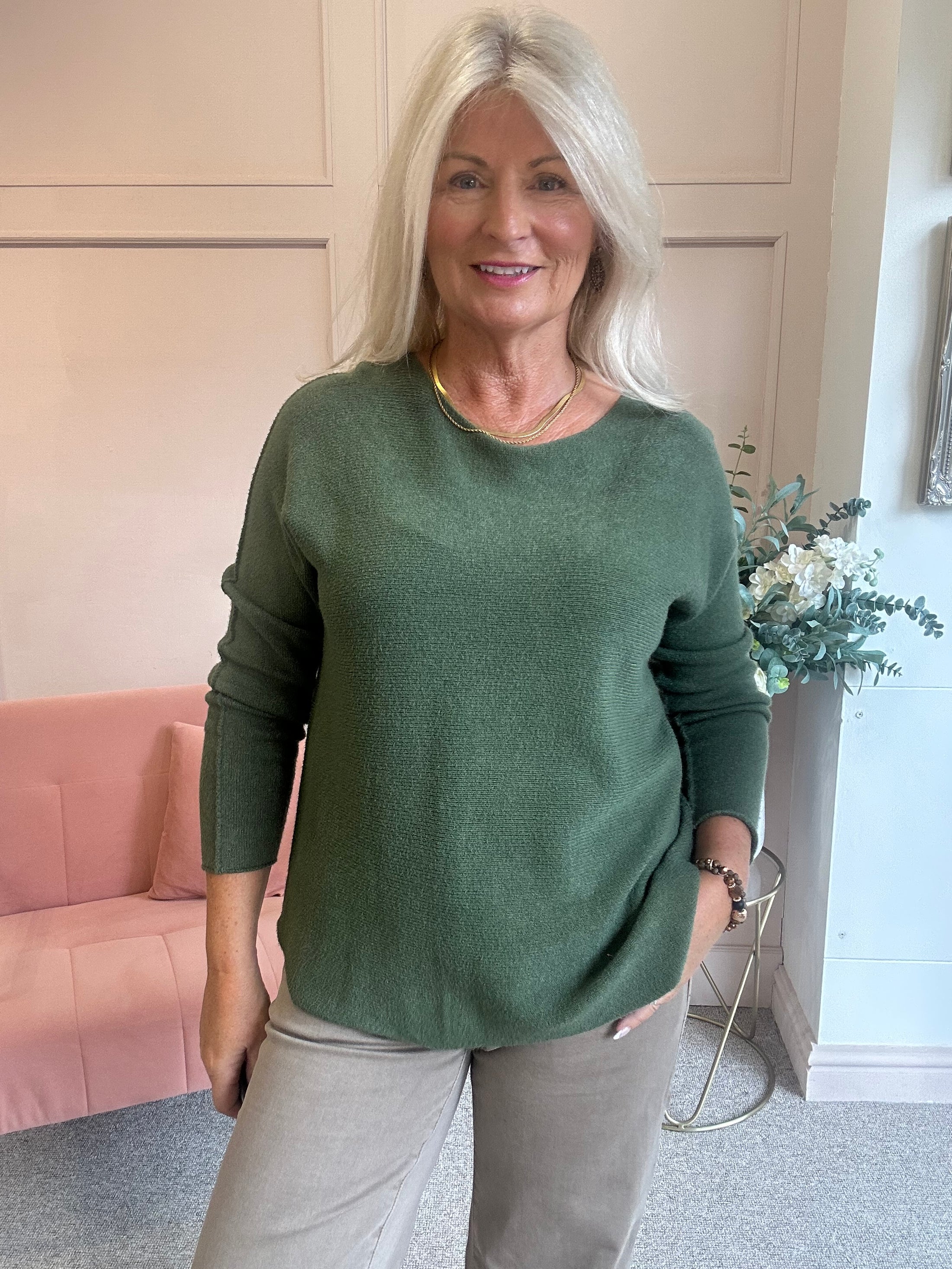 Just a Plain Jumper - Khaki