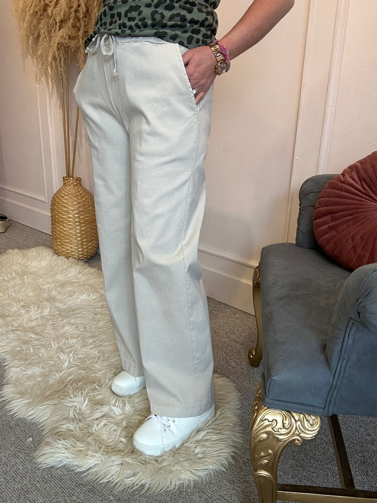Magic Wide Pant - Beige