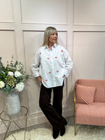 Heart Shirt - White/Red