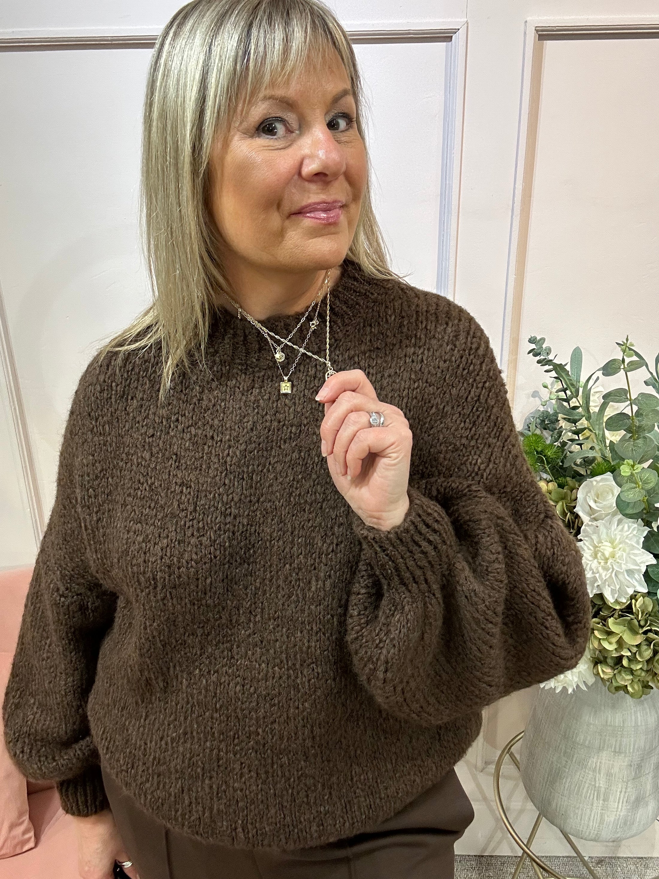 Cosy Jumper - Chocolate Brown