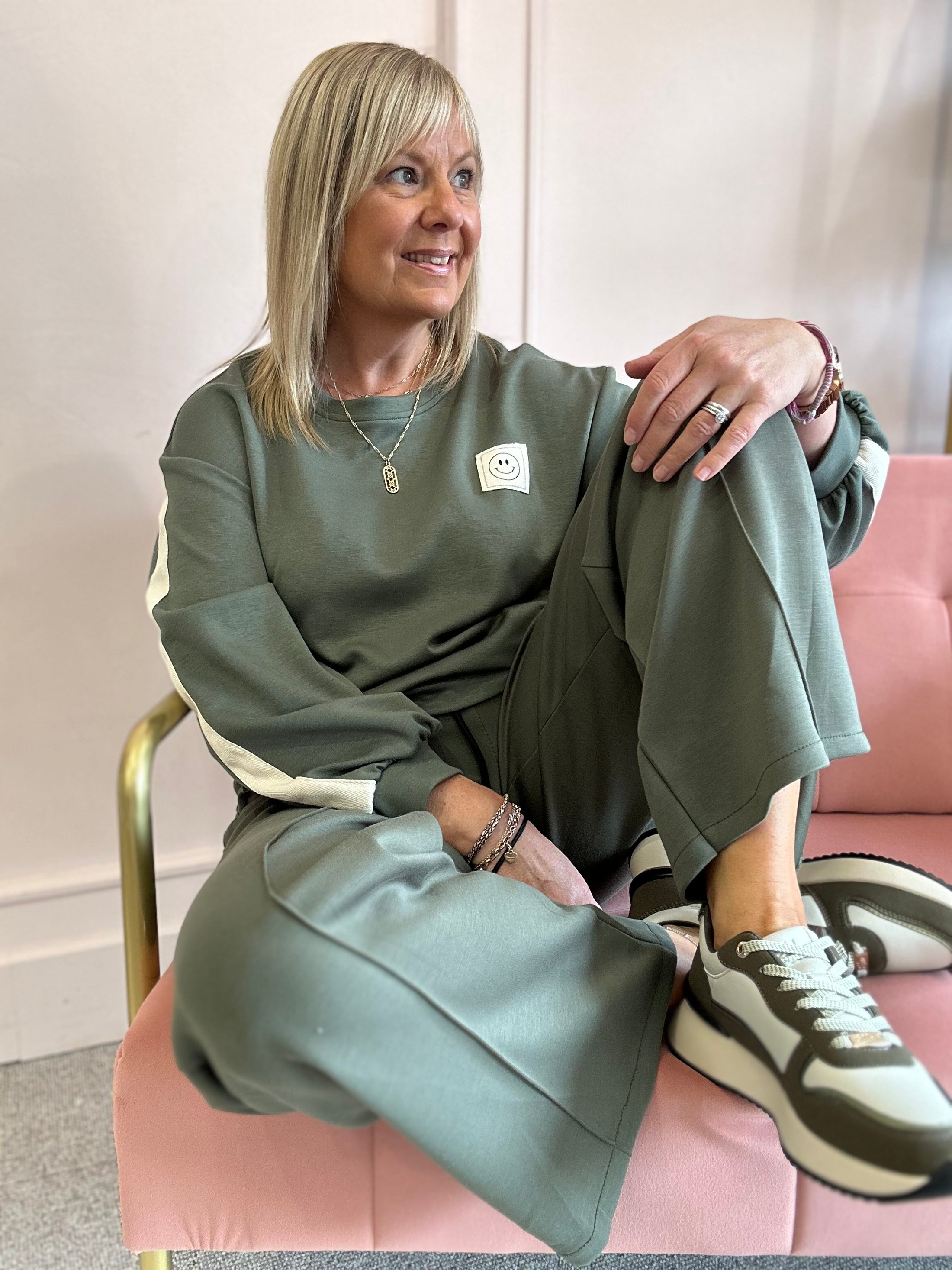 Nevada Trainer - Khaki - Wardrobe By Simone