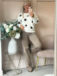 Load image into Gallery viewer, Spot Jumper - Cream/Brown
