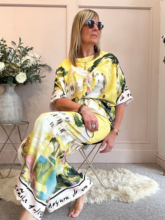 Santorini Trouser - yellow One Size - Wardrobe By Simone