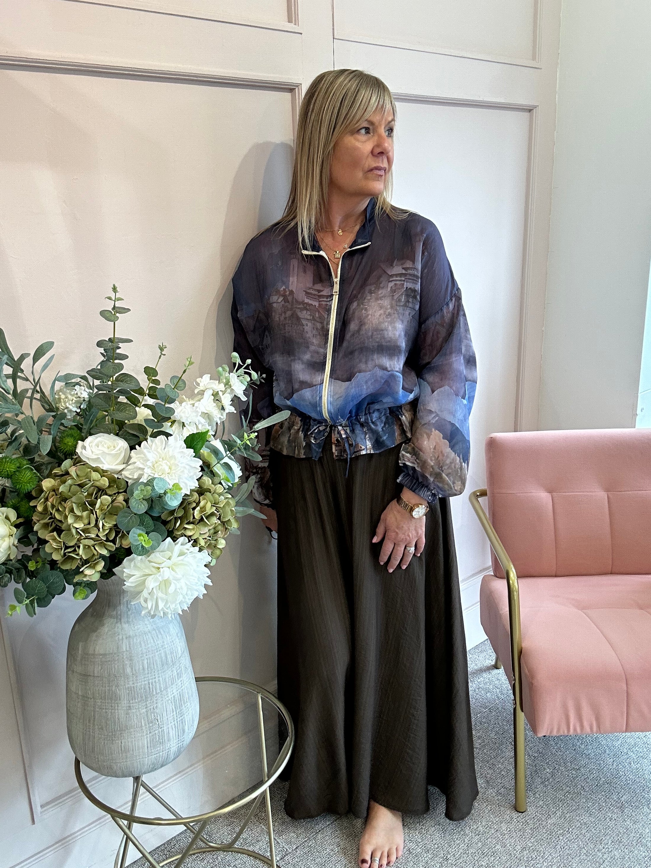 Wide Leg Pant - Chocolate Brown