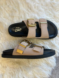 Load image into Gallery viewer, Sienna Buckle Slider Sandal - Nude

