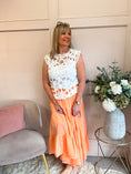 Load image into Gallery viewer, Gypsy Maxi Skirt - Orange - Wardrobe By Simone
