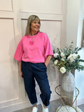 Load image into Gallery viewer, Amore Sweatshirt Jumper - Fuchsia/Pink - Wardrobe By Simone
