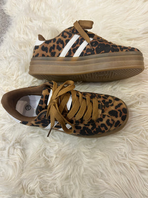 Full Leopard & Chunky Sole Trainer - Leopard - Wardrobe By Simone