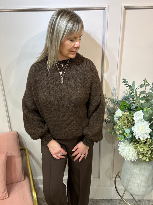 Cosy Jumper - Chocolate Brown