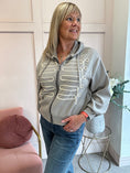 Load image into Gallery viewer, Military Lounge Jacket - Taupe - Wardrobe By Simone
