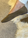 Load image into Gallery viewer, Camille Faux Suede ballet Shoe - Taupe
