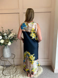 Load image into Gallery viewer, Santorini & Lemons Maxi Dress- Navy
