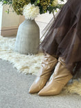 Load image into Gallery viewer, Ruched Pull On Boot - Beige
